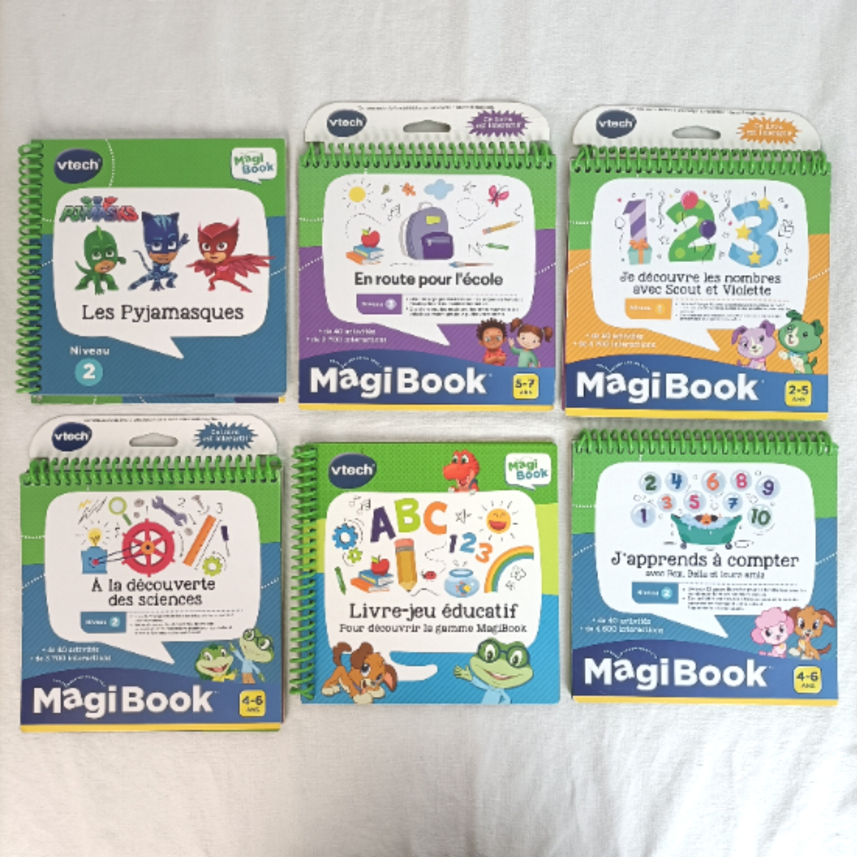 Jeu livre intéractif + Livres-Jeu éducatifs - "Magibook" Vtech 2-7 ans - Bon état - Photo 7